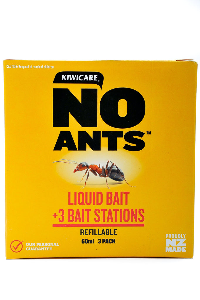 NO Ants Liquid Bait 60ml + 3 Bait Stations