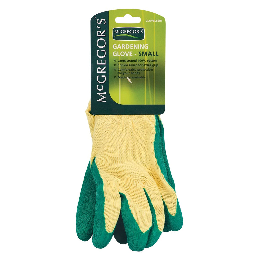 McGregor's Crinkle Latex Cotton Gloves (Small)
