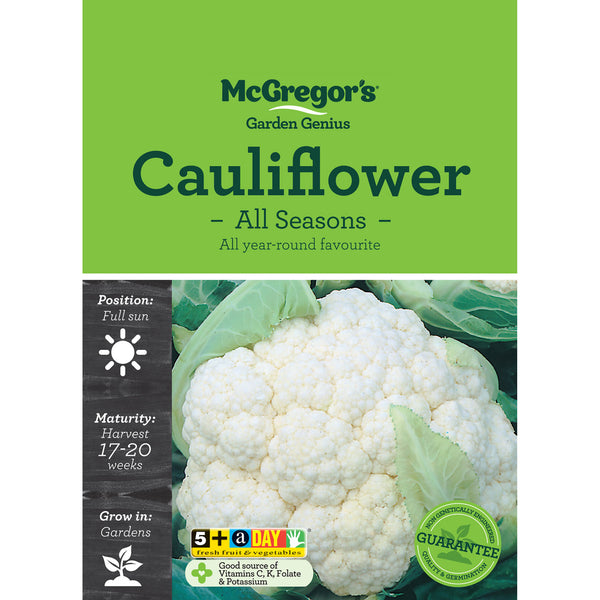 Cauliflower Seeds - All Seasons