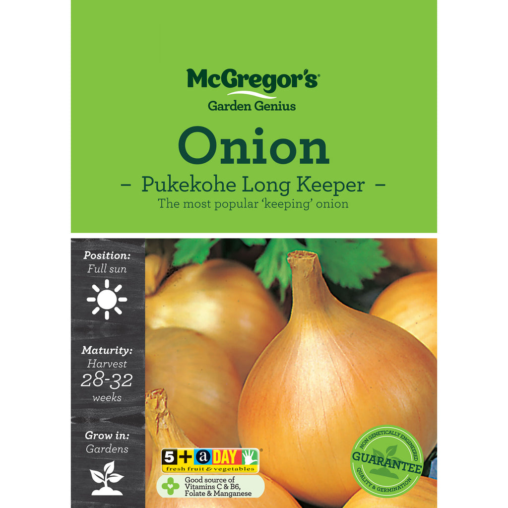 Onion Seed - Pukekohe Long Keeper 