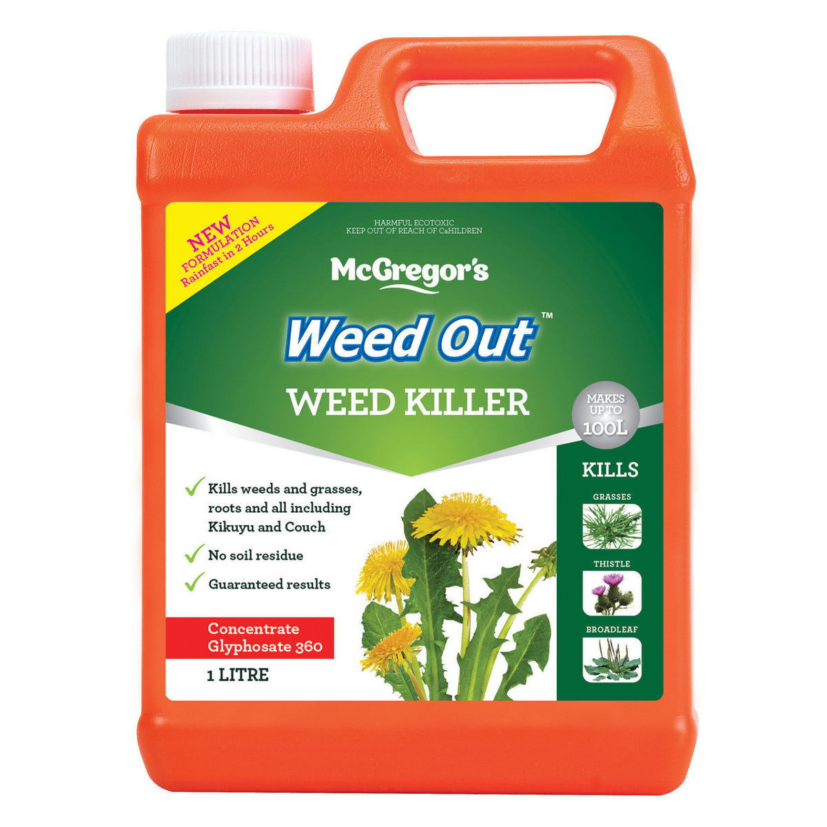 Weed Out Weed Killer Concentrate 1 L Backyard Living
